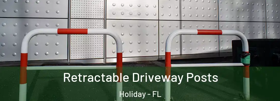 Retractable Driveway Posts Holiday - FL
